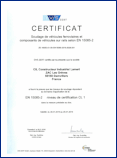 Certification EN-15085